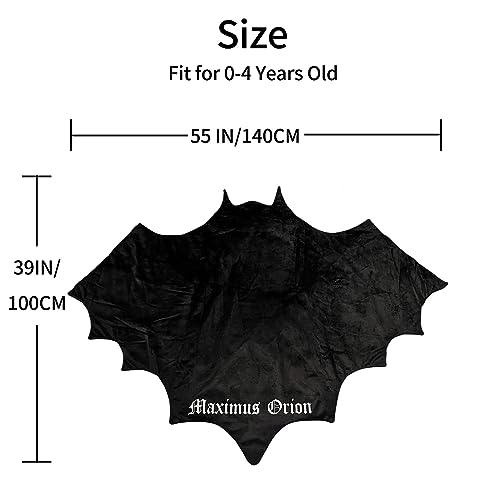 Personalized Bat Blanket Pad for Baby 0-4 Years Old