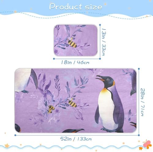 Cooling Baby Fitted Mattress Pad 28x52 Reusable for Crib and Kids