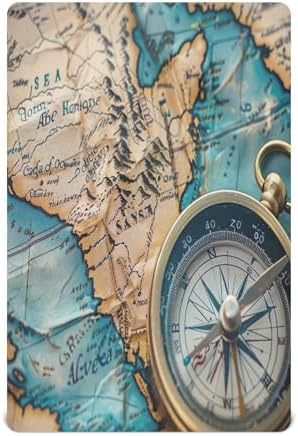 Wajiw Ocean Map Crib Sheets for Girls and Boys 1