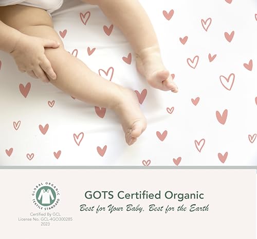 Cambria Baby Organic Cotton Fitted Sheets