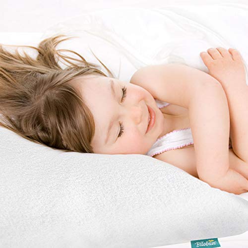 Biloban Toddler Pillowcase Protector 2 Pack - Waterproof Bamboo Viscose