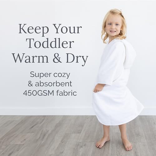 Natemia Hooded Beach Towel for Kids - 2-3T