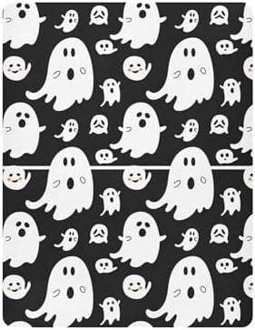 Qilmy Halloween Ghosts Fitted Crib Sheet for Kids 1