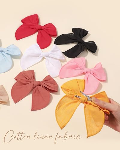 Doboi 20PCS Fable Bows 45 Inch Hair Clips 10PCS Baby Girls Headbands