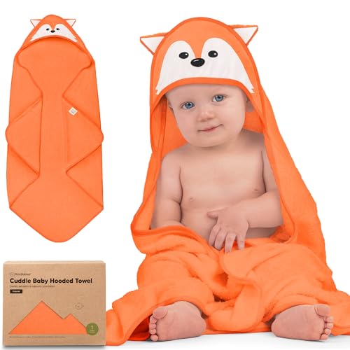 KeaBabies Hooded Baby Towel - Bamboo Viscose 35x35