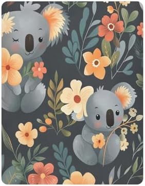 Wajiw Koala Crib Sheets Soft Breathable Fitted Bedding