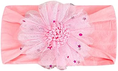 WUTYU Toddler Girl Stretch Flower Tulle Headband