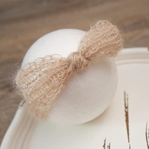 Zeroest Baby Bow Headband Mohair Headdress