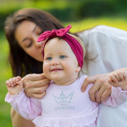 Babygiz Baby Girl Headband with Bow - Maroon