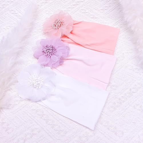 Yheahin Large Flower Elastic Headband for Baby Girl