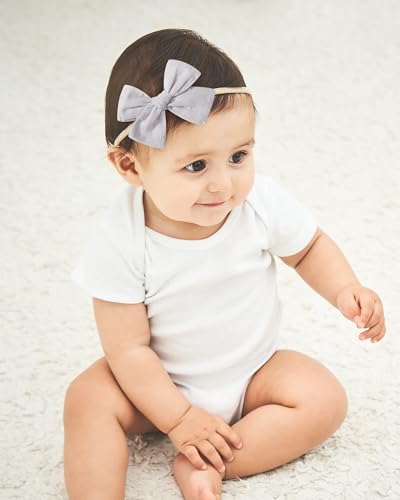 Doboi 20PCS Fable Bows 45 Inch Hair Clips 10PCS Baby Girls Headbands