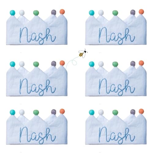 Personalized Grey Birthday Crown for Baby 1