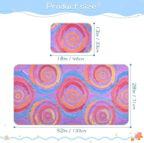 Bohemian Cooling Waterproof Mattress Pad 28x52 for Baby Toddler