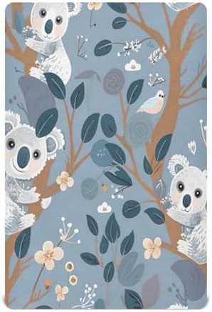 Wajiw Crib Sheets Soft Breathable Fitted for Standard and Toddler Mattresses