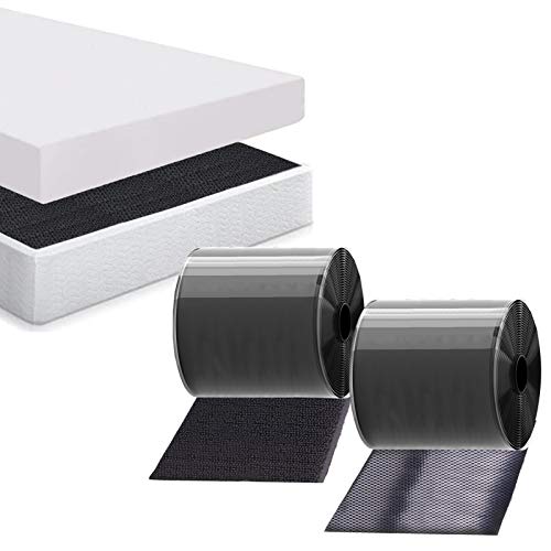 TEUVO Non-Slip Mattress Pad with Hook and Loop Tape