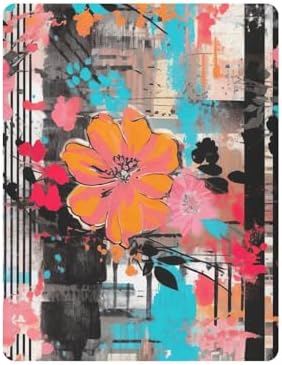 Wajiw Floral Stripes Crib Sheets for Girls and Boys