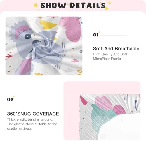 Wajiw Koala Crib Sheets Soft Breathable Fitted Bedding 1