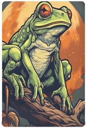 Wajiw Frog Crib Sheets for Soft Sleep