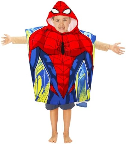Spiderman Hooded Towel Set for Kids