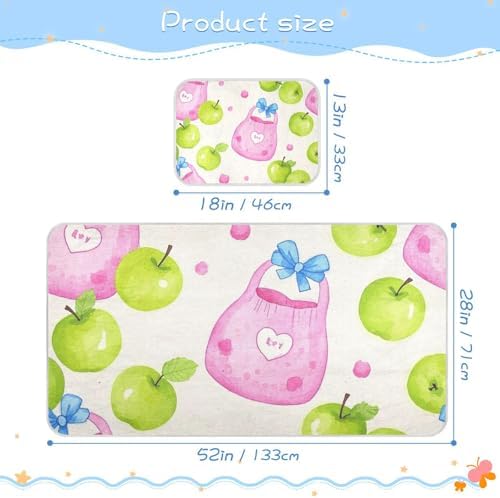 Cooling Baby Mattress Pad 28x52 inch Ultra Soft