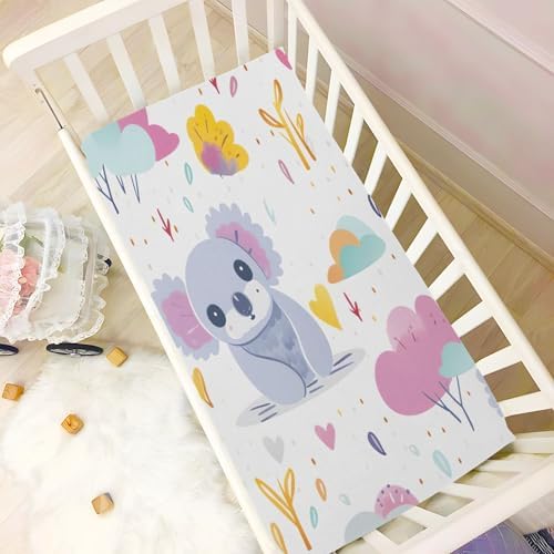 Wajiw Koala Crib Sheets Soft Breathable Fitted Bedding 1