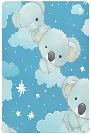 Wajiw Crib Sheets Soft Breathable Fitted for Standard Crib Mattresses