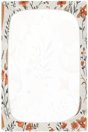 Wajiw Forest Animals Crib Sheet for Standard and Toddler Mattresses