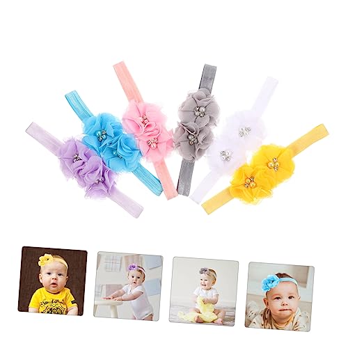 6Pcs Flexible Elastic Headbands for Kids