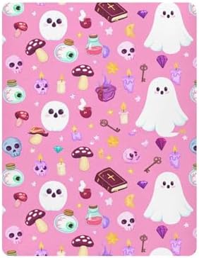 Qilmy Halloween Ghosts Fitted Crib Sheet Soft and Breathable 1