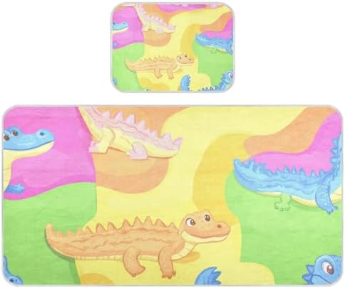 Vibrant Dino Cooling Mattress Pad Protector 28x52