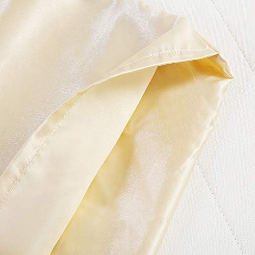 Silky Satin Toddler Pillowcases Set of 2 13x18 Champagne 1
