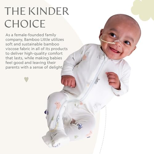 Bamboo Little Soft Baby Footie Pajamas 0-24 Months