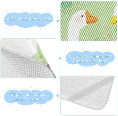 Cooling Baby Mattress Pad with Waterproof Protection 28x52 1