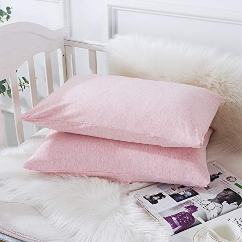 H HOUSEHOLD Toddler Pillowcases 2 Pack Pink Envelope Closure
