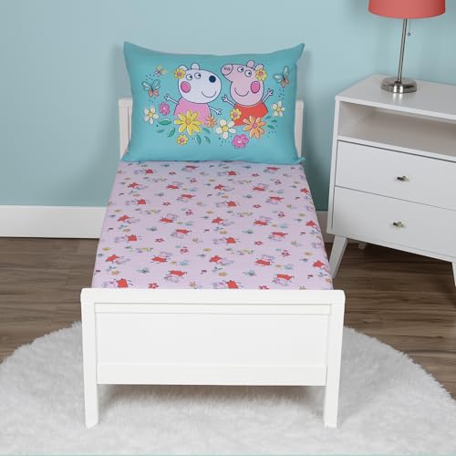 NoJo Peppa Pig Toddler Sheet Set 2 Piece