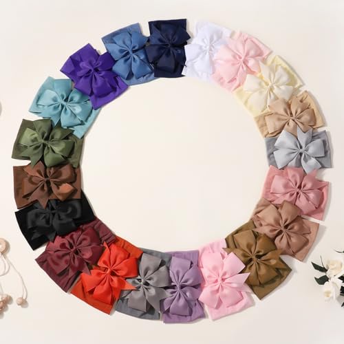 yoyokid 20pcs Baby Girls Bows Headbands Set