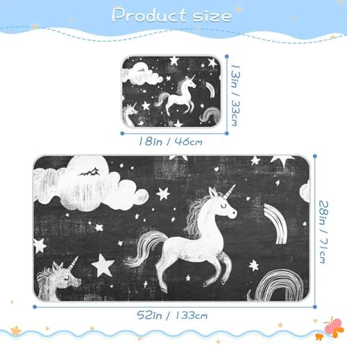 Cooling Baby Mattress Pad 28 x 52 Inch for Pack N Play