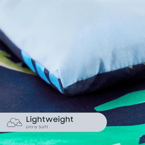 Wake In Cloud - Toddler Bedding Set with Dinosaur Volcano Design