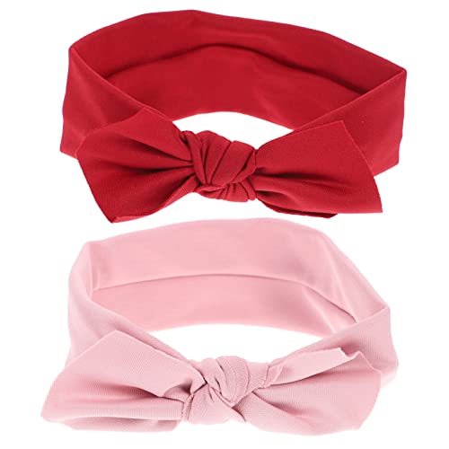 Hemoton Newborn Bow Headbands for Boys Girls
