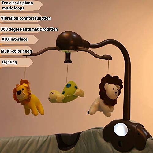 Cutie Pumpkin Baby Crib Mobile with Music Starlight
