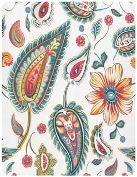 Wajiw Paisley Crib Sheets Soft Breathable Fitted