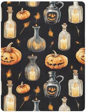 Qilmy Halloween Crib Sheet for Baby Soft and Breathable