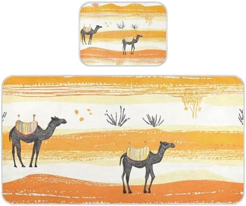 Desert Camels Cooling Baby Crib Mattress Pad 28x52