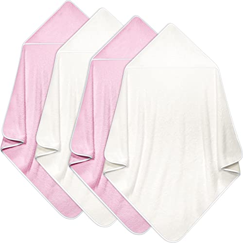 Reginary 4 Pack Hooded Towels for Baby
