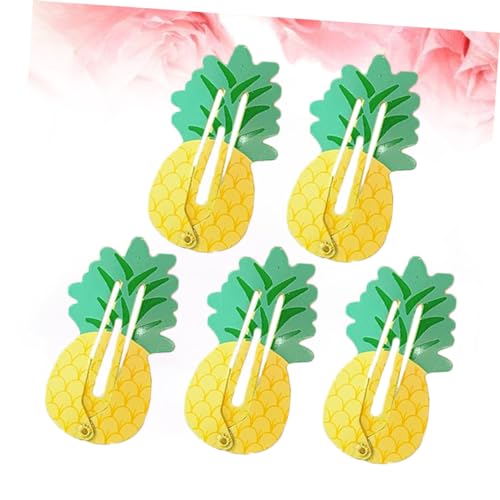 Pineapple Hair Clips 10 Pcs for Kids and Babies
