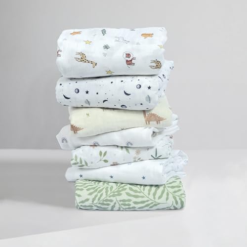 Dreamology 100 Cotton Dino Crib Sheet 28x52