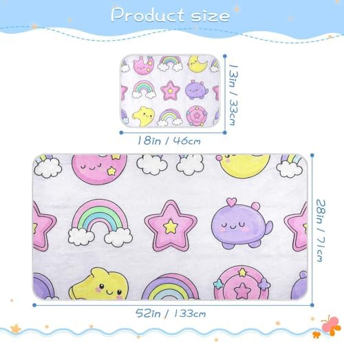 Cooling Baby Crib Mattress Pad 28x52 Ultra Soft Waterproof