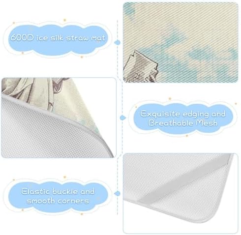 Cooling Baby Mattress Pad 28x52 Waterproof Breathable 1