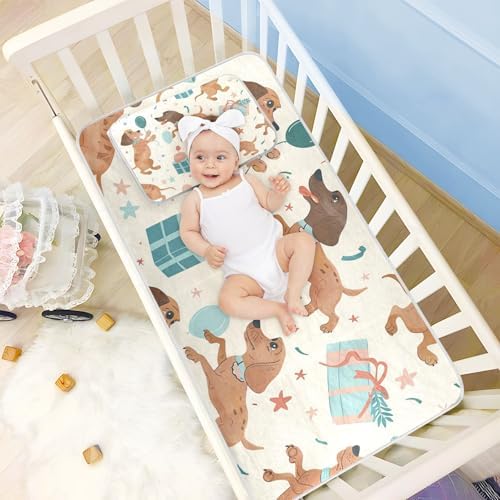 Cooling Cartoon Mattress Pad Protector 28x52 for Baby and Toddler