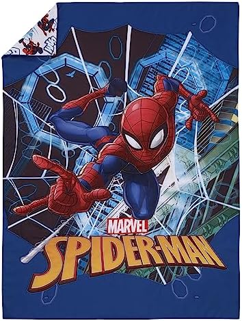 NoJo Marvel Spiderman Toddler Bed Set 4 Piece 1